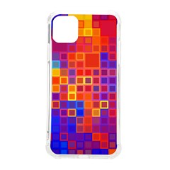 Squares Geometric Colorful Fluorescent iPhone 11 Pro Max 6.5 Inch TPU UV Print Case