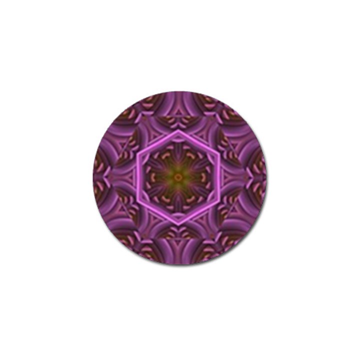 Rosette Mosaic Kaleidoscope Abstract Background Golf Ball Marker (4 pack)