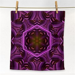 Rosette Mosaic Kaleidoscope Abstract Background Face Towel