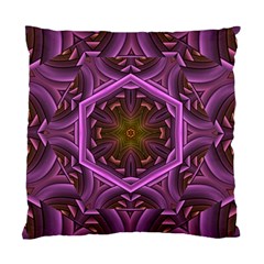 Rosette Mosaic Kaleidoscope Abstract Background Standard Cushion Case (two Sides)