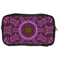 Rosette Mosaic Kaleidoscope Abstract Background Toiletries Bag (one Side) by Jancukart