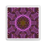 Rosette Mosaic Kaleidoscope Abstract Background Memory Card Reader (Square) Front