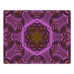 Rosette Mosaic Kaleidoscope Abstract Background Two Sides Premium Plush Fleece Blanket (large)