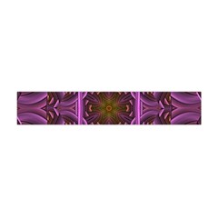 Rosette Mosaic Kaleidoscope Abstract Background Premium Plush Fleece Scarf (mini)