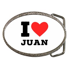 I Love Juan Belt Buckles by ilovewhateva