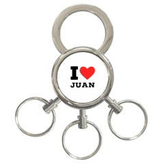 I Love Juan 3-ring Key Chain by ilovewhateva