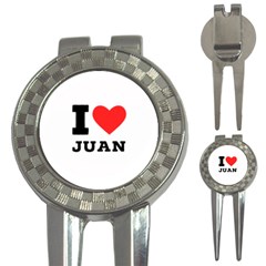 I Love Juan 3-in-1 Golf Divots by ilovewhateva