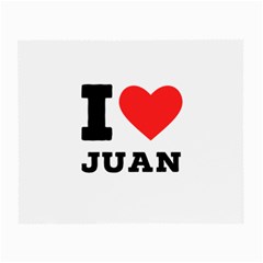 I Love Juan Small Glasses Cloth by ilovewhateva