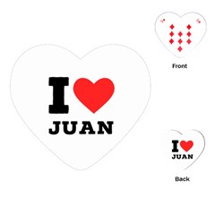 I Love Juan Playing Cards Single Design (heart) by ilovewhateva