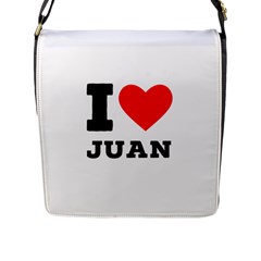 I Love Juan Flap Closure Messenger Bag (l) by ilovewhateva