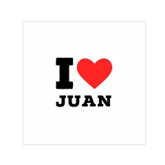 I Love Juan Square Satin Scarf (30  X 30 ) by ilovewhateva