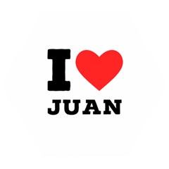 I Love Juan Wooden Puzzle Hexagon by ilovewhateva