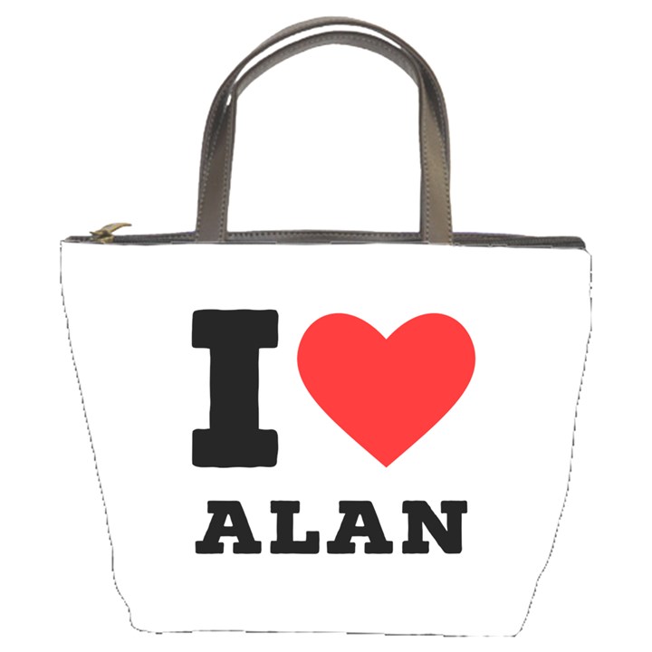 I love alan Bucket Bag