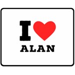 I love alan Fleece Blanket (Medium) 60 x50  Blanket Front