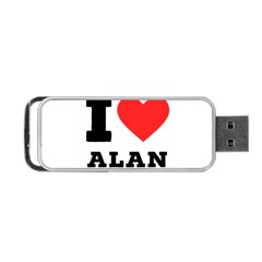 I Love Alan Portable Usb Flash (one Side) by ilovewhateva