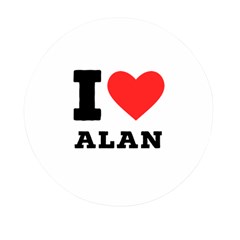 I Love Alan Mini Round Pill Box (pack Of 3)