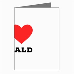 I Love Gerald Greeting Cards (pkg Of 8) by ilovewhateva