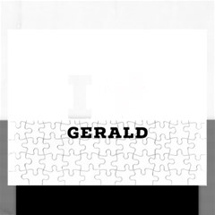 I Love Gerald Rectangular Jigsaw Puzzl by ilovewhateva