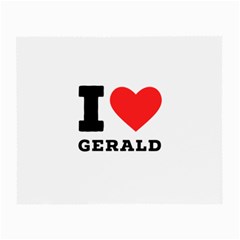 I Love Gerald Small Glasses Cloth (2 Sides) by ilovewhateva