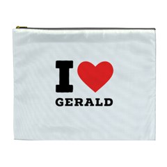 I Love Gerald Cosmetic Bag (xl) by ilovewhateva