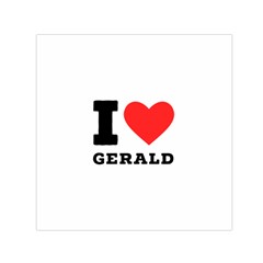 I Love Gerald Square Satin Scarf (30  X 30 ) by ilovewhateva