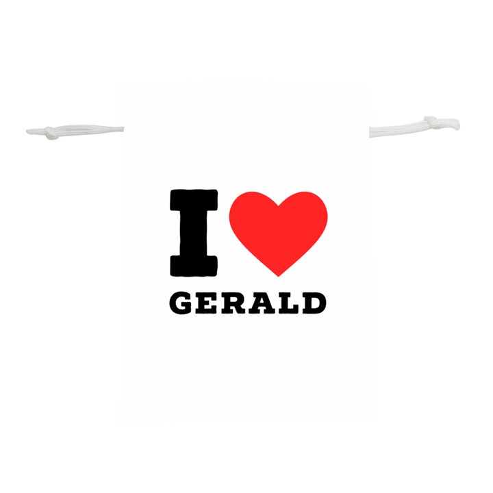 I love gerald Lightweight Drawstring Pouch (M)