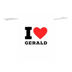 I Love Gerald Lightweight Drawstring Pouch (l) by ilovewhateva