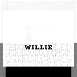 I love willie Rectangular Jigsaw Puzzl Front