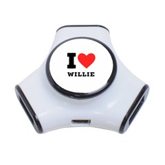 I Love Willie 3-port Usb Hub by ilovewhateva