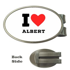 I Love Albert Money Clips (oval)  by ilovewhateva