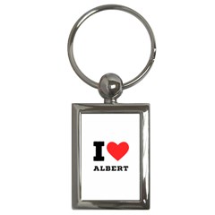 I Love Albert Key Chain (rectangle) by ilovewhateva