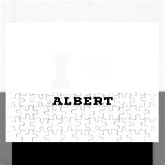 I Love Albert Rectangular Jigsaw Puzzl by ilovewhateva