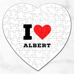 I Love Albert Jigsaw Puzzle (heart) by ilovewhateva