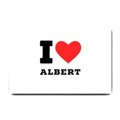 I Love Albert Small Doormat by ilovewhateva