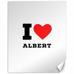 I Love Albert Canvas 11  X 14  by ilovewhateva