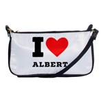 I love albert Shoulder Clutch Bag Front