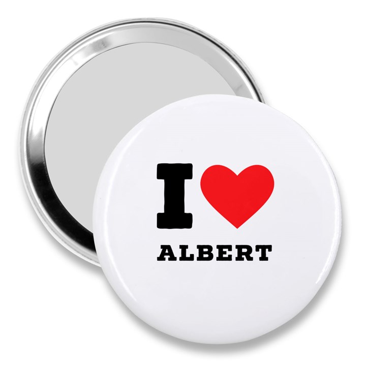 I love albert 3  Handbag Mirrors