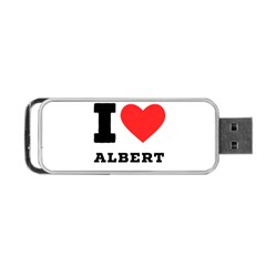 I Love Albert Portable Usb Flash (one Side) by ilovewhateva