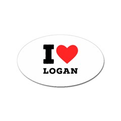 I Love Logan Sticker (oval) by ilovewhateva