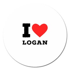 I Love Logan Magnet 5  (round) by ilovewhateva