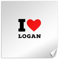 I Love Logan Canvas 16  X 16  by ilovewhateva