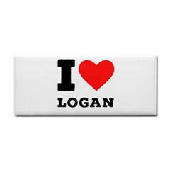 I Love Logan Hand Towel by ilovewhateva