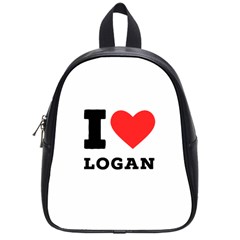 I Love Logan School Bag (small) by ilovewhateva