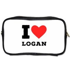 I Love Logan Toiletries Bag (two Sides) by ilovewhateva