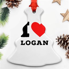 I Love Logan Ornament (christmas Tree)  by ilovewhateva