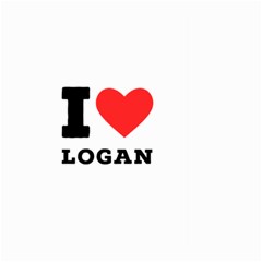 I Love Logan Large Garden Flag (two Sides) by ilovewhateva