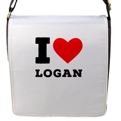 I Love Logan Flap Closure Messenger Bag (s) by ilovewhateva