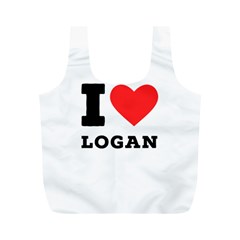 I Love Logan Full Print Recycle Bag (m) by ilovewhateva