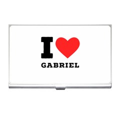 I Love Gabriel Business Card Holder by ilovewhateva