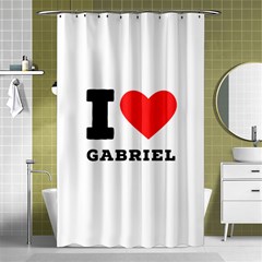 I Love Gabriel Shower Curtain 48  X 72  (small)  by ilovewhateva